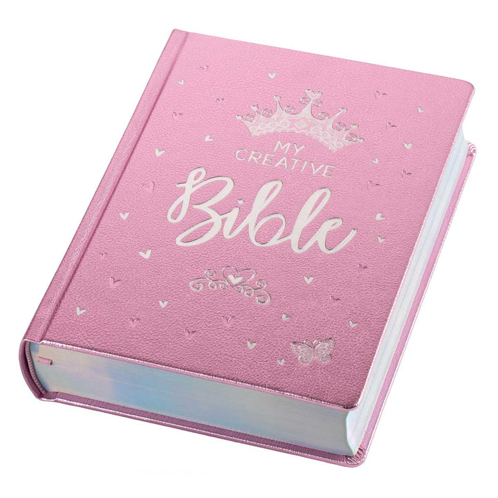 ESV Pink Salsa Faux Leather Hardcover My Creative Bible For Girls