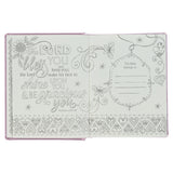 ESV Pink Salsa Faux Leather Hardcover My Creative Bible For Girls