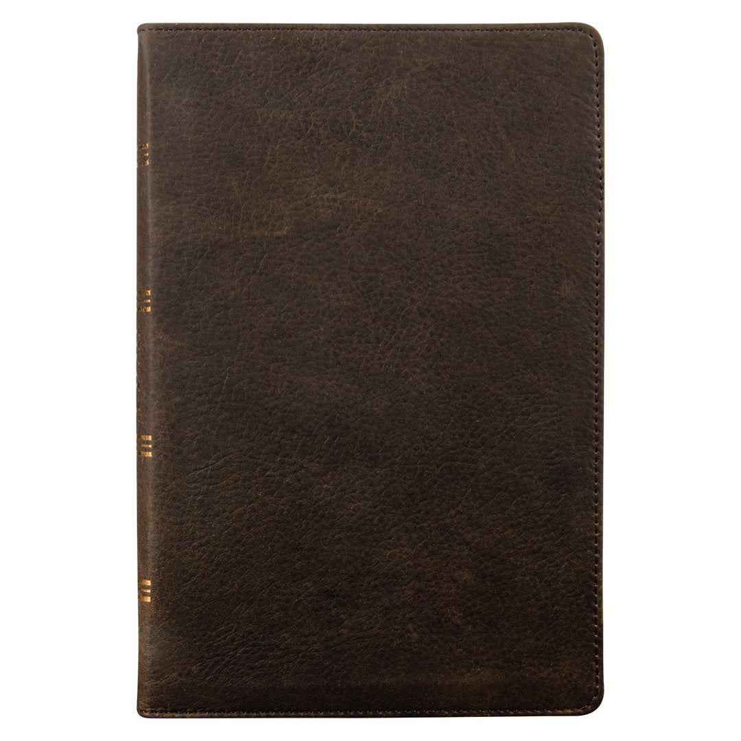 ESV Standard Bible Mocca Genuine Leather Thumb Indexed