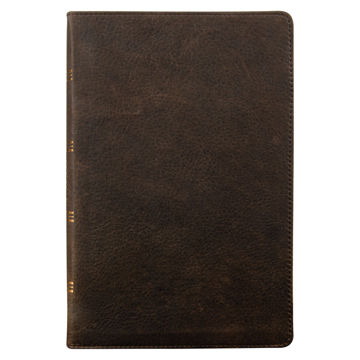 ESV Standard Bible Mocca Genuine Leather Thumb Indexed