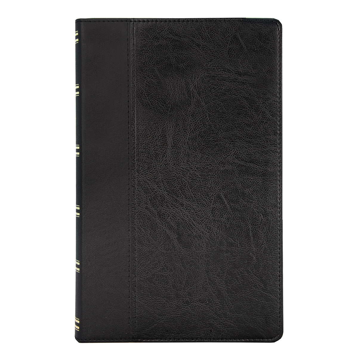 KJV Black Faux Leather Holy Bible Giant Print Thumb Indexed With Sleeve