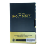 KJV Black Faux Leather Holy Bible Giant Print Thumb Indexed With Sleeve