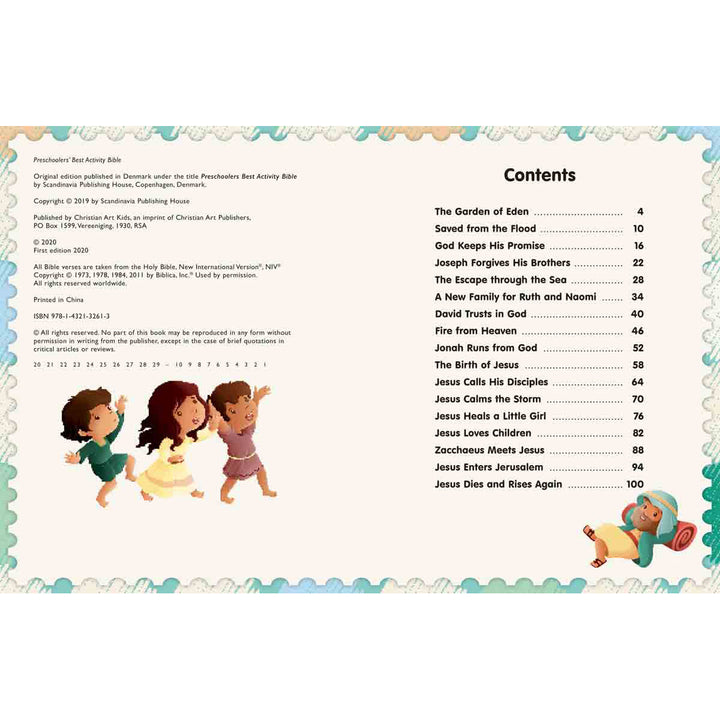 Preschoolers' Best Activity Bible (Paperback)