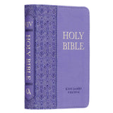 KJV Purple Faux Leather Mini Pocket Bible