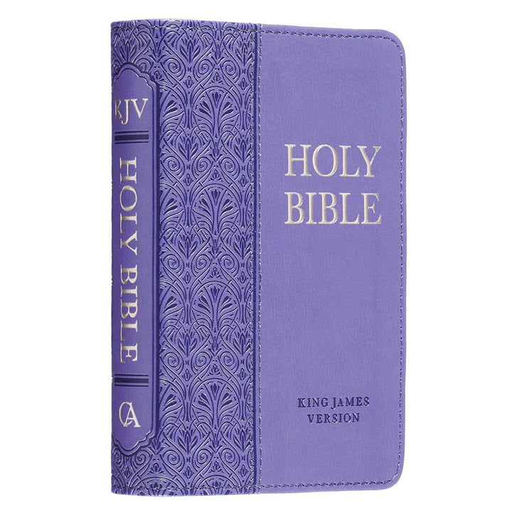 KJV Purple Faux Leather Mini Pocket Bible