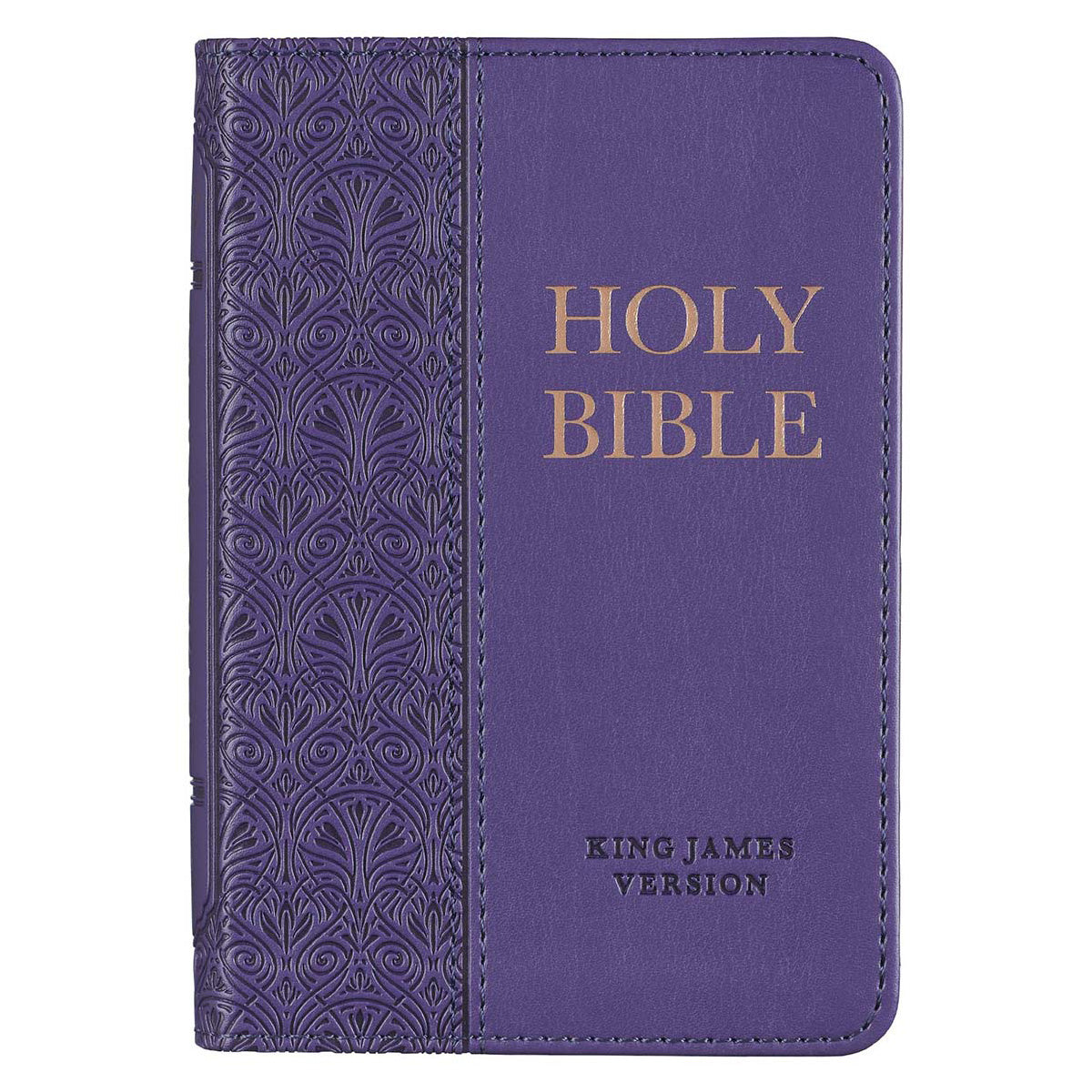 KJV Purple Faux Leather Mini Pocket Bible – CUM Books