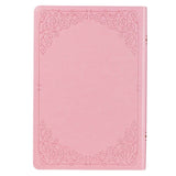 KJV Pink Faux Leather Full-Size Bible Giant Print Indexed