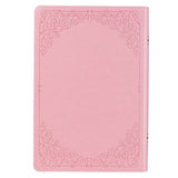 KJV Pink Faux Leather Full-Size Bible Giant Print Indexed