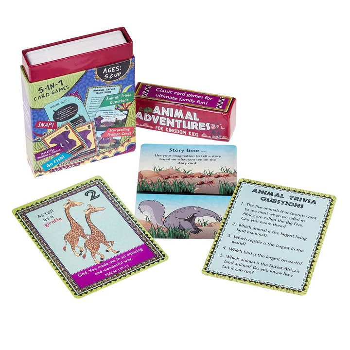 Animal Adventures For Kingdom Kids (Game Cards)