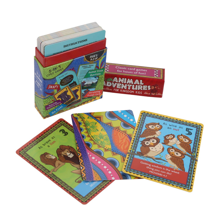 Animal Adventures For Kingdom Kids (Game Cards)