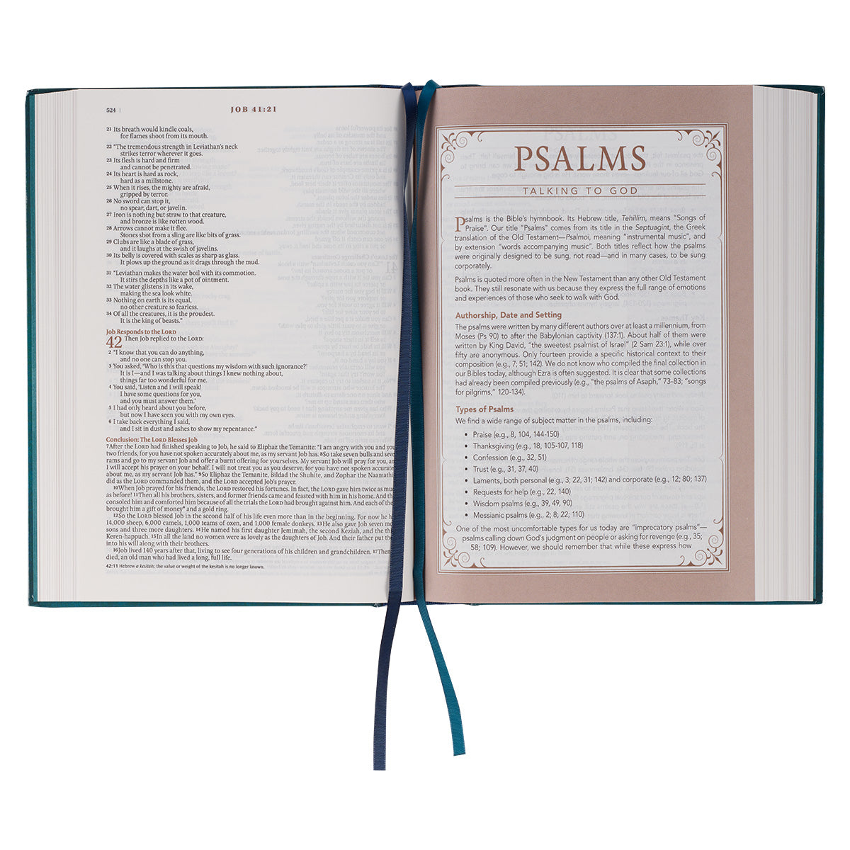 NLT The Spiritual Growth Bible Teal Hardcover