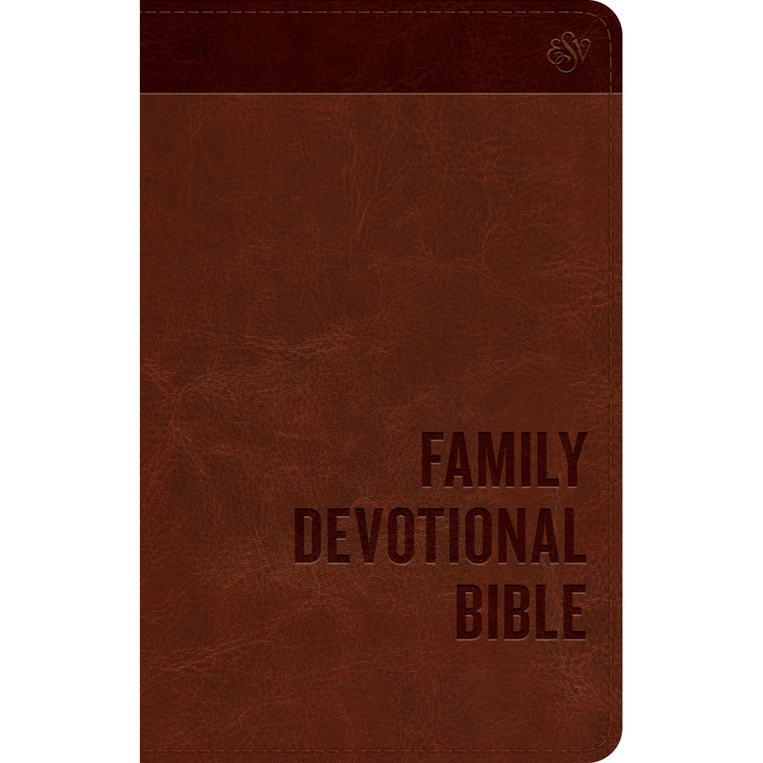 ESV Family Devotional Bible Brown (Imitation Leather)