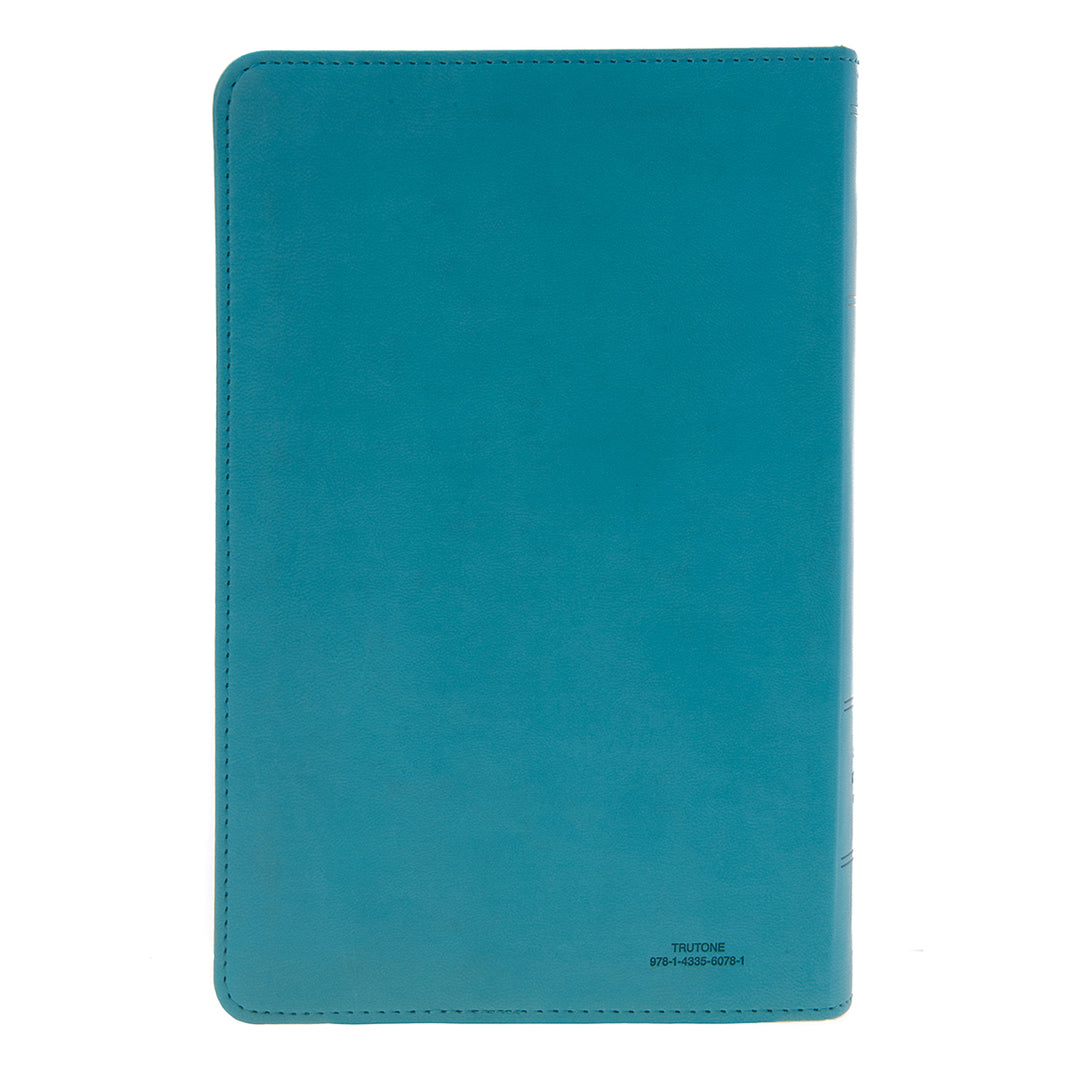 ESV Study Bible Personal Size Turquoise / Emblem (Imitation Leather)