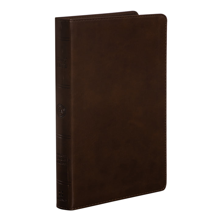 ESV Large Print Thinline Bible Deep Brown (Imitation Leather)