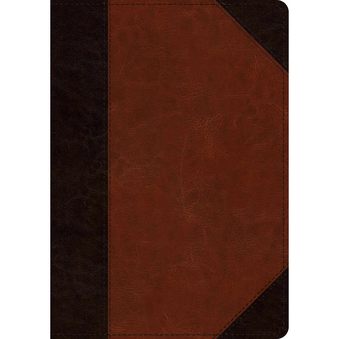 ESV Large Print Wide Margin Bible Brown / Cordovan (Imitation Leather)