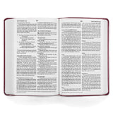 ESV Value Thinline Bible, Large Print, Imitation Leather, Raspberry, Floral Design