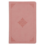 ESV Blush Rose Fleur-de-lis Design Imitation Leather Value Thinline Bible Large Print