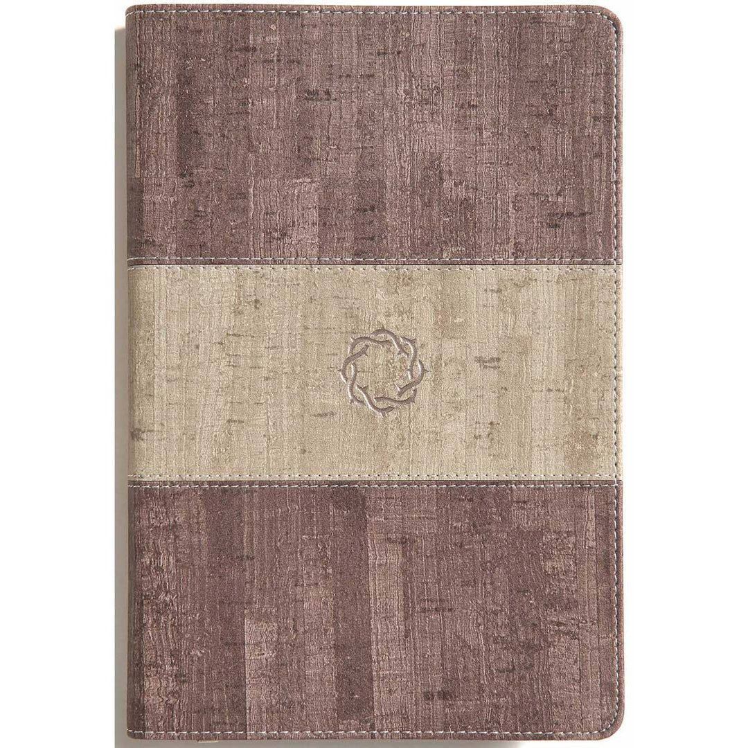CSB Weathered Gray Cork Imitation Leather Essential Teen Study Bible