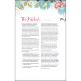 CSB Study Bible For Women Teal Flowers (Imitation Leather)