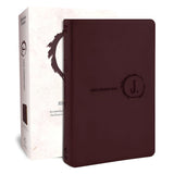 NLT Dark Brown Imitation Leather Jesus-Centered Bible