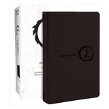 NLT Black Imitation Leather Jesus-Centered Bible Large Print