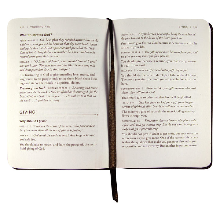 Bible Touchpoints: God's Answers For Your Every Need (Imitation Leather)