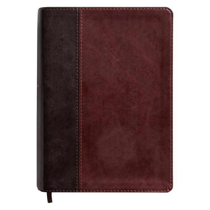 NLT Life Application Study Bible Third Edition Red Let Brown (Imitation Leather)