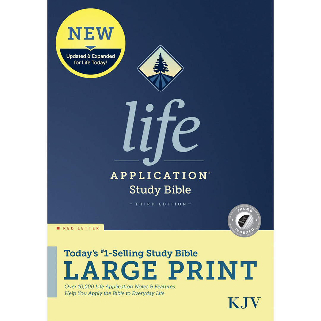 KJV Life Application Study Bible, Third Edition, Large Print, Red Letter, Indexed (Hardcover)