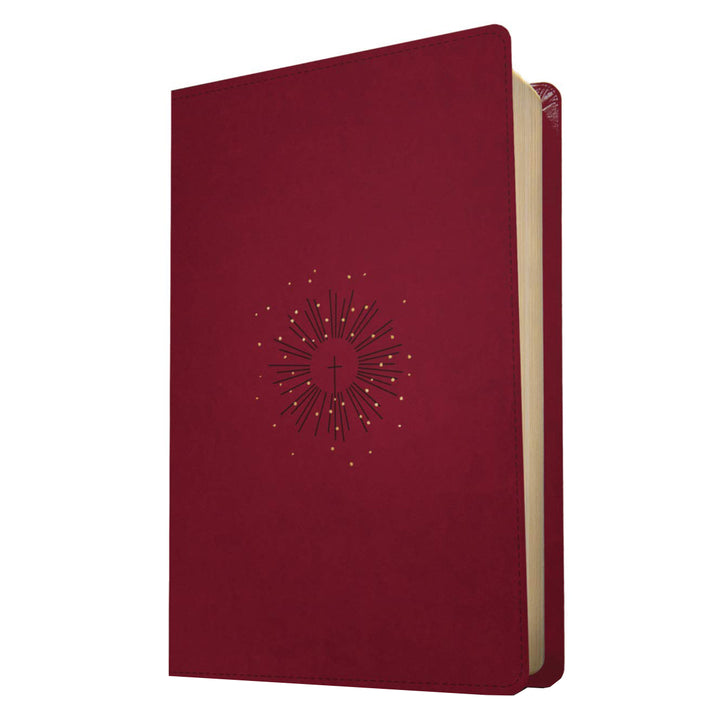 NLT Filament Thinline Reference Bible Red Letter Aurora Cranberry (Imitation Leather)