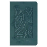 NLT Earthen Teal Blue Imitation Leather Filament Thinline Reference Bible