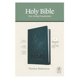 NLT Earthen Teal Blue Imitation Leather Filament Thinline Reference Bible