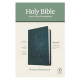 NLT Earthen Teal Blue Imitation Leather Filament Thinline Reference Bible