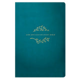 NKJV Life Application Study Bible, Third Ed, Large Print, Red Letter, Teal Blue (Immitation Leather)