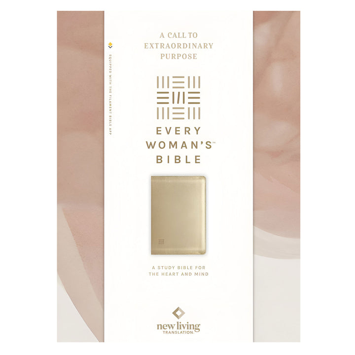 NLT Soft Gold Imitation Leather Filament Enabled Every Woman’s Bible