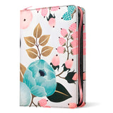 NLT Filament Compact Zipper Bible, Red Letter, Cloth, With Zipper, Floral Garden (Paperback)