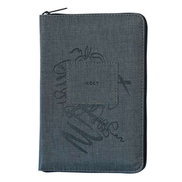 NLT Filament Compact Zipper Bible, Red Letter, With Zipper