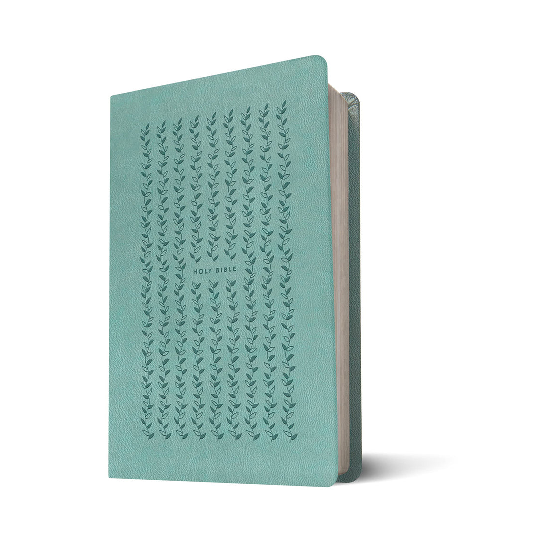 NLT Filament Premium Value Thinline Bible, Large Print, Eucalyptus Teal (Imitation Leather)