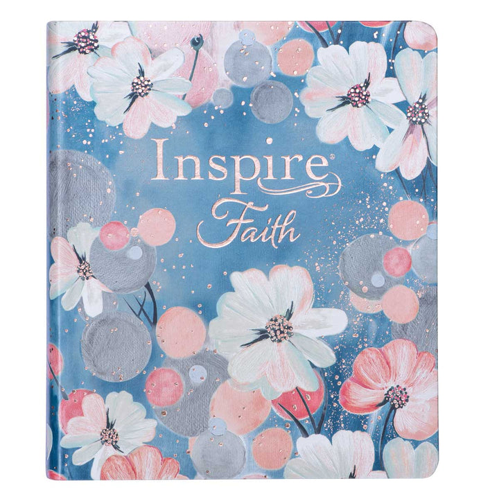 NLT Watercolor Garden Faux Leather Flexcover Inspire Faith Filament Bible