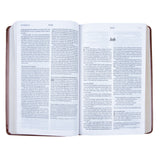 NLT Filament Thinline Reference Bible, Messenger Brown (Imitation Leather)