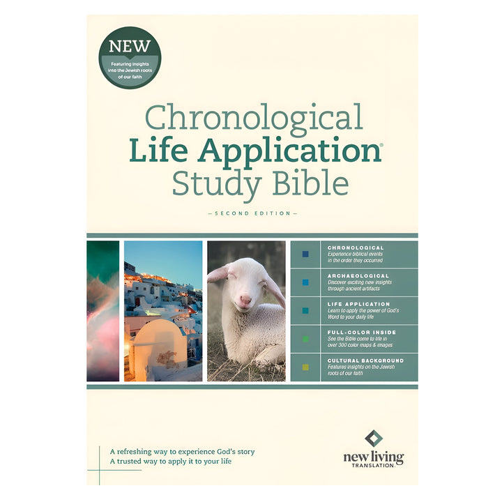 NLT Hardcover Chronological Life Application Study Bible Second Edition