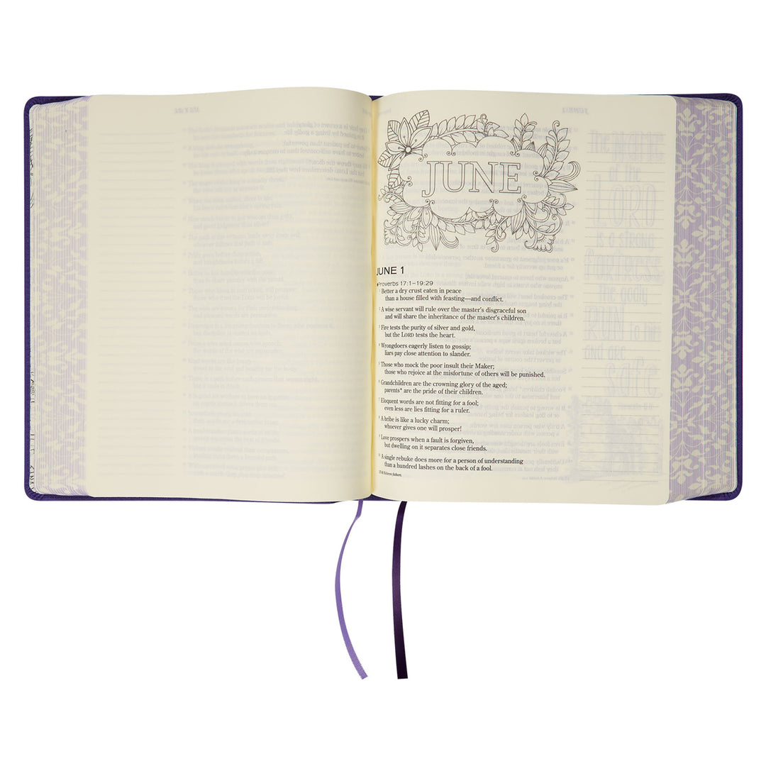 NLT Faux Leather Flexcover The One Year Chronological Bible Expressions