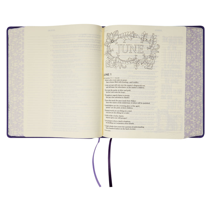 NLT Faux Leather Flexcover The One Year Chronological Bible Expressions