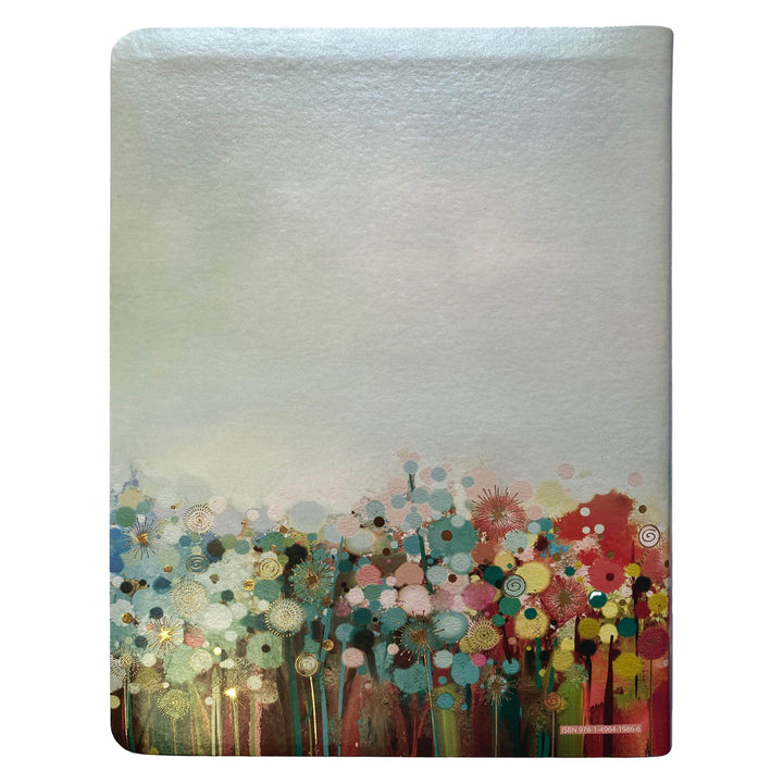 NLT Floral Fields Faux Leather Inspire Large Print Filament-Enabled Bible