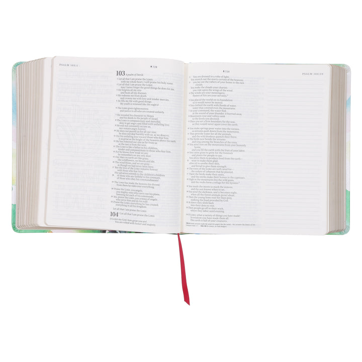 NLT Joyful Colors Faux Leather Inspire Prayer Filament-Enabled Bible