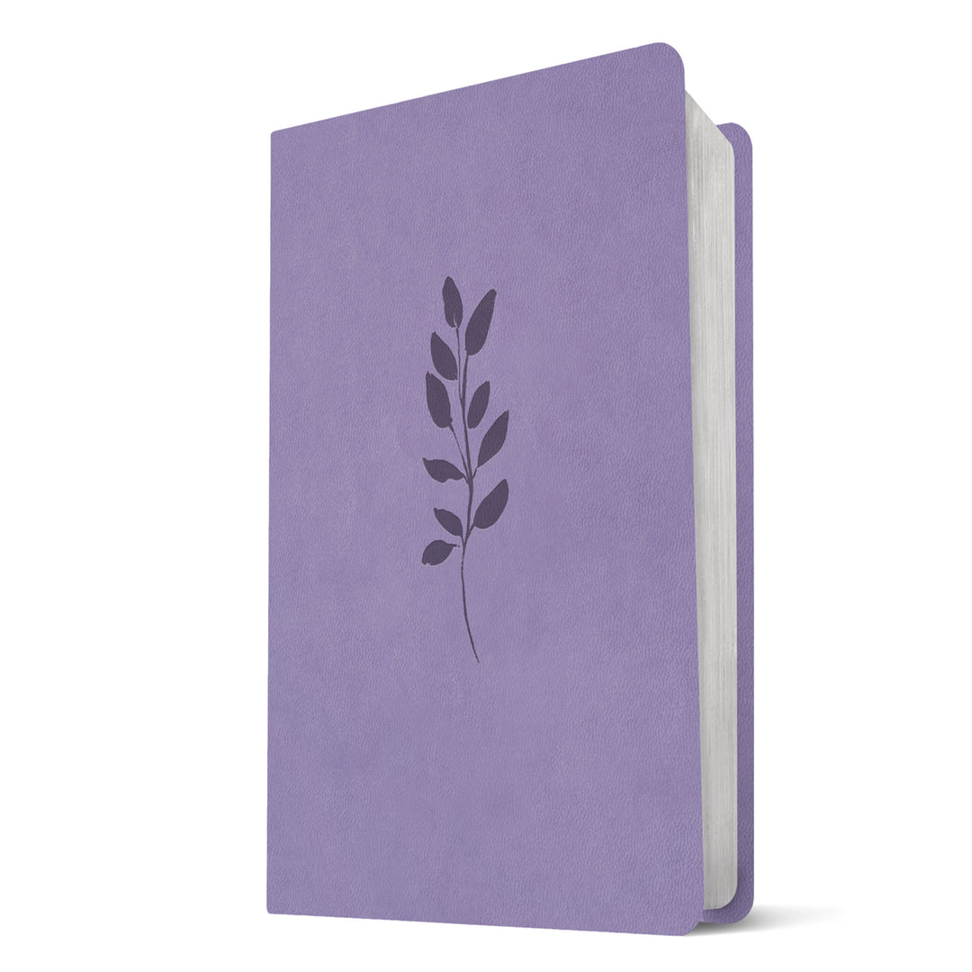 NLT Lavender Vine Imitation Leather Filament Premium Value Thinline Bible Giant Print