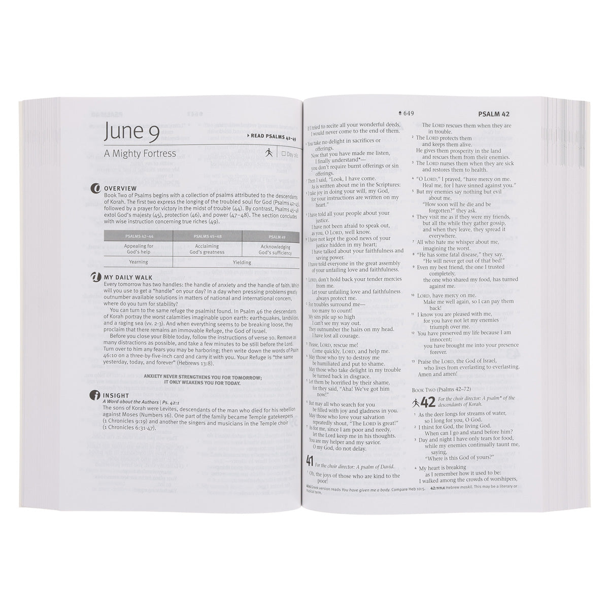 NLT Paperback Filament Enabled Daily Walk Bible
