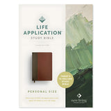 NLT Brown Imitation Leather Personal Size Life Application Study Bible Third Edition