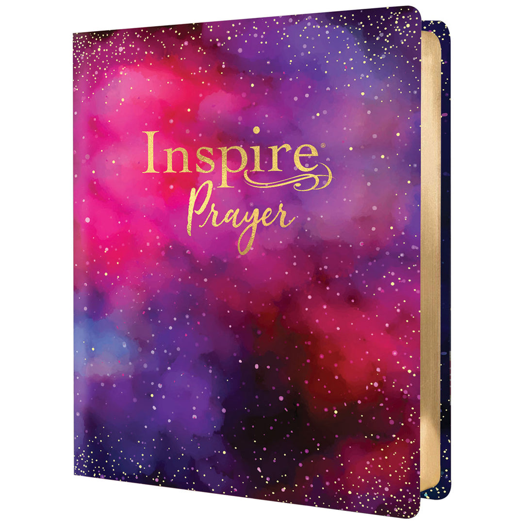 NLT Purple Faux Leather Flexcover Inspire Prayer Filament-Enabled Edition Bible Giant Print