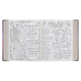 NLT Purple Faux Leather Flexcover Inspire Prayer Filament-Enabled Edition Bible Giant Print