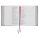 NLT Purple Faux Leather Flexcover Inspire Prayer Filament-Enabled Edition Bible Giant Print